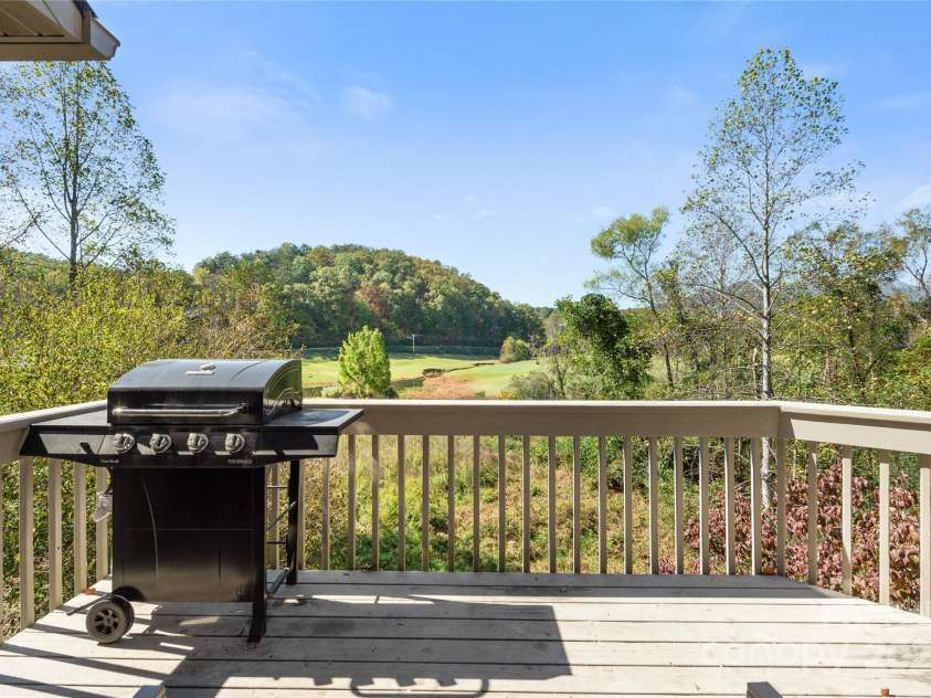 108 June Court, Lake Lure, NC 28746.  MLS# CAR4314287, YatesRealty ID 3371. Main Level Deck