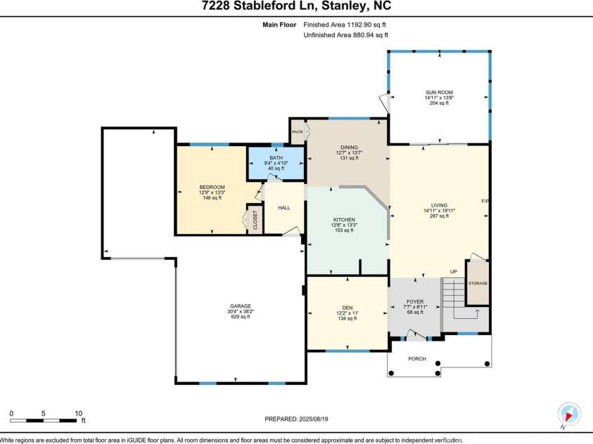 7228 Stableford Lane, Stanley, NC 28164.  MLS# CAR4291936, YatesRealty ID 33711. 