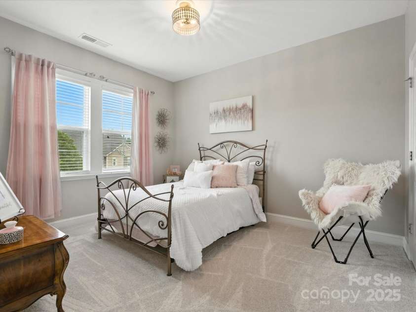 2033 Folkstone Lane, Lancaster, SC 29720.  MLS# CAR4287306, YatesRealty ID 33712. Bedroom 3 /New Carpet/New Lighting