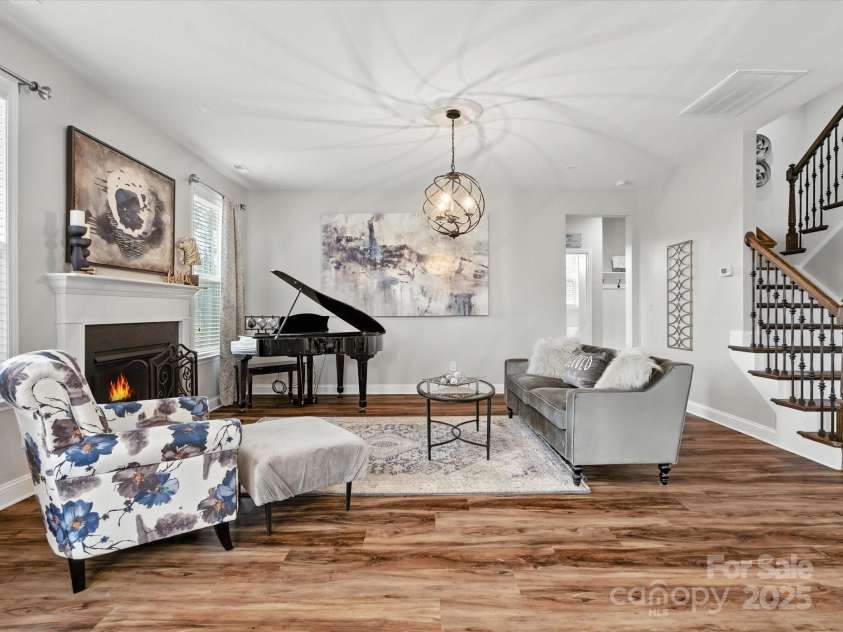 2033 Folkstone Lane, Lancaster, SC 29720.  MLS# CAR4287306, YatesRealty ID 33712. Cant wait for you to see this space...Lighting - Decorative handrails- Fresh Paint