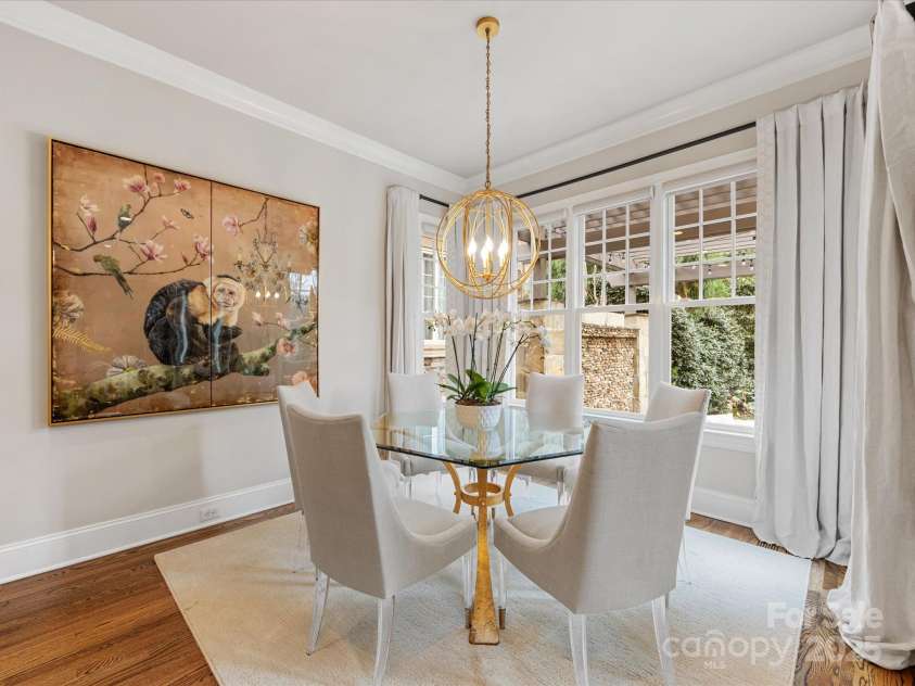 6711 Conservatory Lane, Charlotte, NC 28210.  MLS# CAR4221966, YatesRealty ID 3372. Breakfast Room