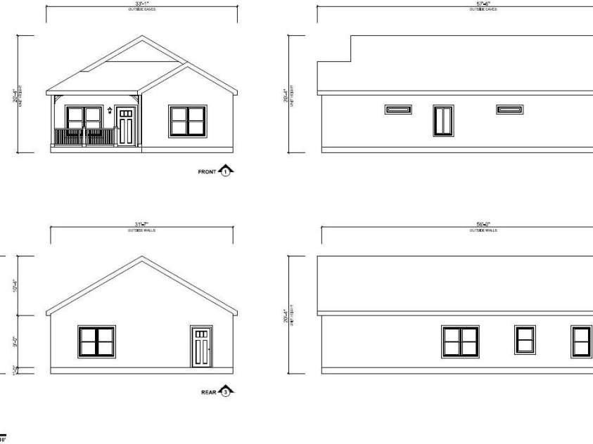323 Mingus Street, Canton, NC 28716.  MLS# CAR4390362, YatesRealty ID 33720. Elevations