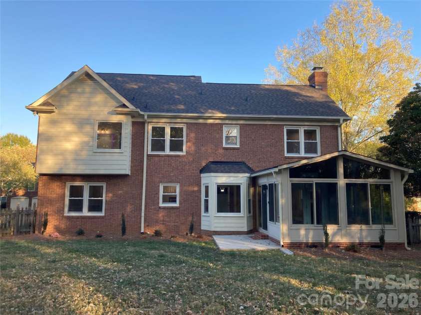 3009 Planters Walk Court, Charlotte, NC 28210.  MLS# CAR4383796, YatesRealty ID 33723. Fall Afternoon Rear Home View