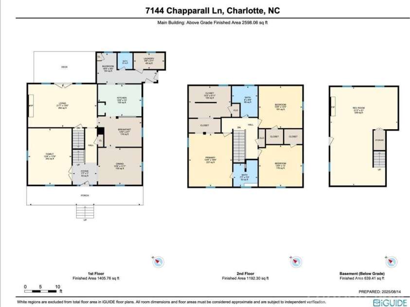 7144 Chapparall Lane, Charlotte, NC 28215.  MLS# CAR4288471, YatesRealty ID 33729. 