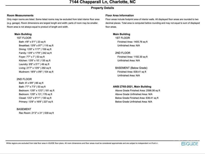 7144 Chapparall Lane, Charlotte, NC 28215.  MLS# CAR4288471, YatesRealty ID 33729. 
