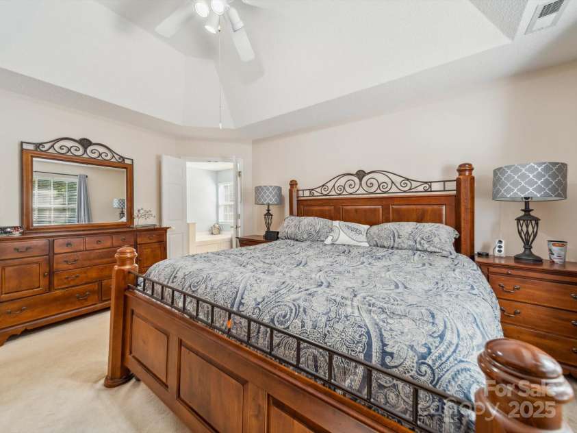 130 Nims Spring Drive, Fort Mill, SC 29715.  MLS# CAR4272422, YatesRealty ID 33730. Primary Bedroom on 2nd Floor