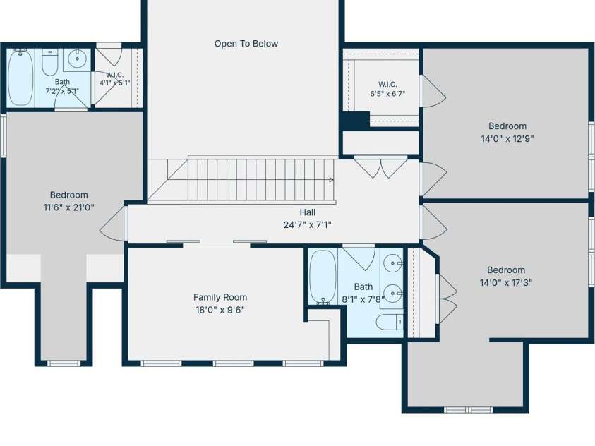 3560 Valiant Avenue, Concord, NC 28027.  MLS# CAR4397754, YatesRealty ID 33733. Upstairs layout