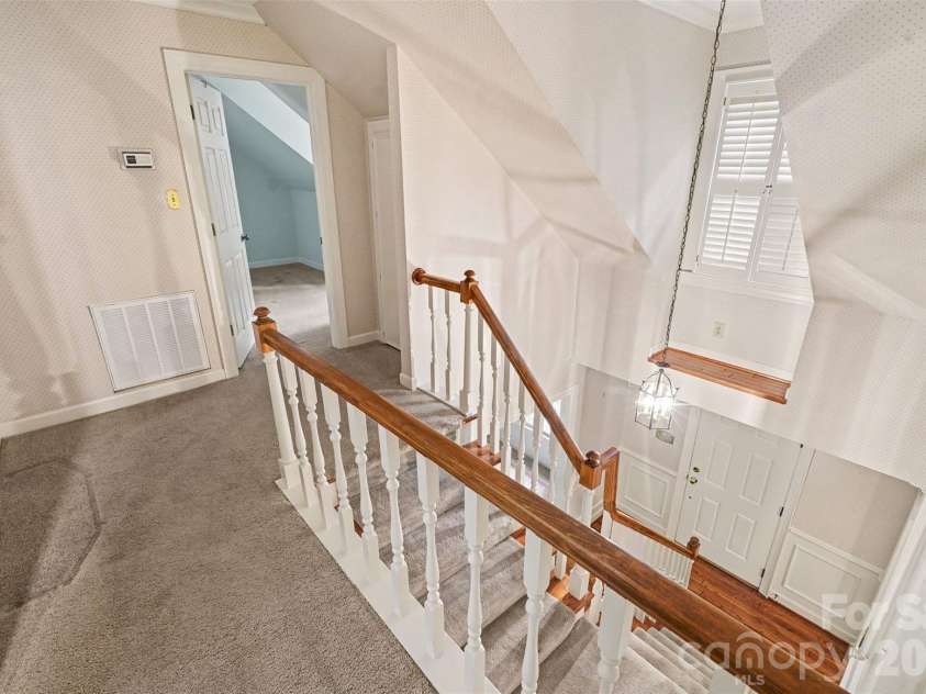 215 Chedworth Court, Concord, NC 28025.  MLS# CAR4396675, YatesRealty ID 33737. Upstairs landing