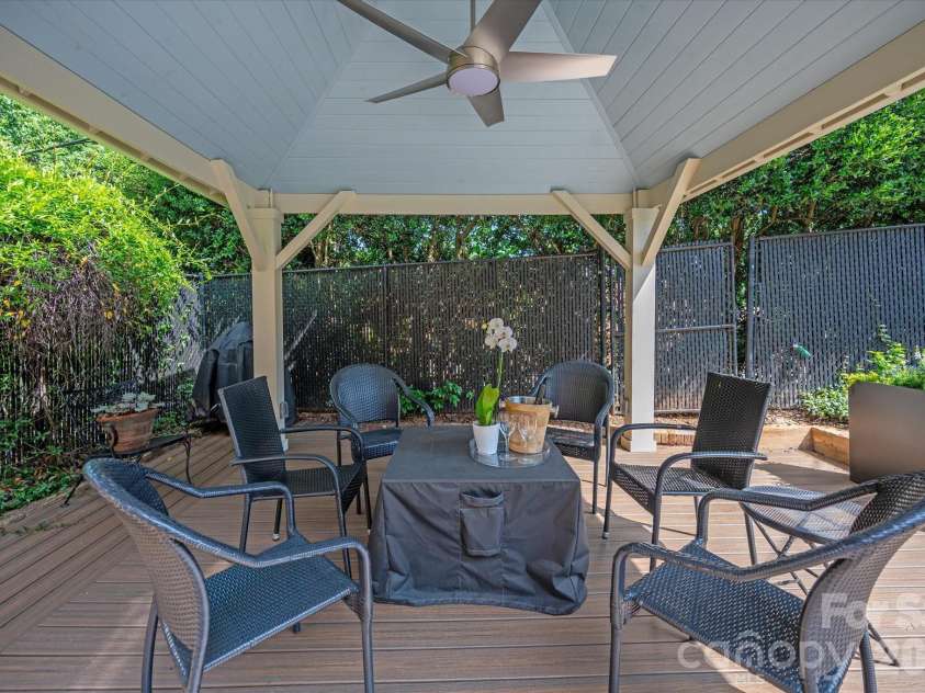1035 Queens Road, Charlotte, NC 28207.  MLS# CAR4389224, YatesRealty ID 33738. Recently Added Gazebo