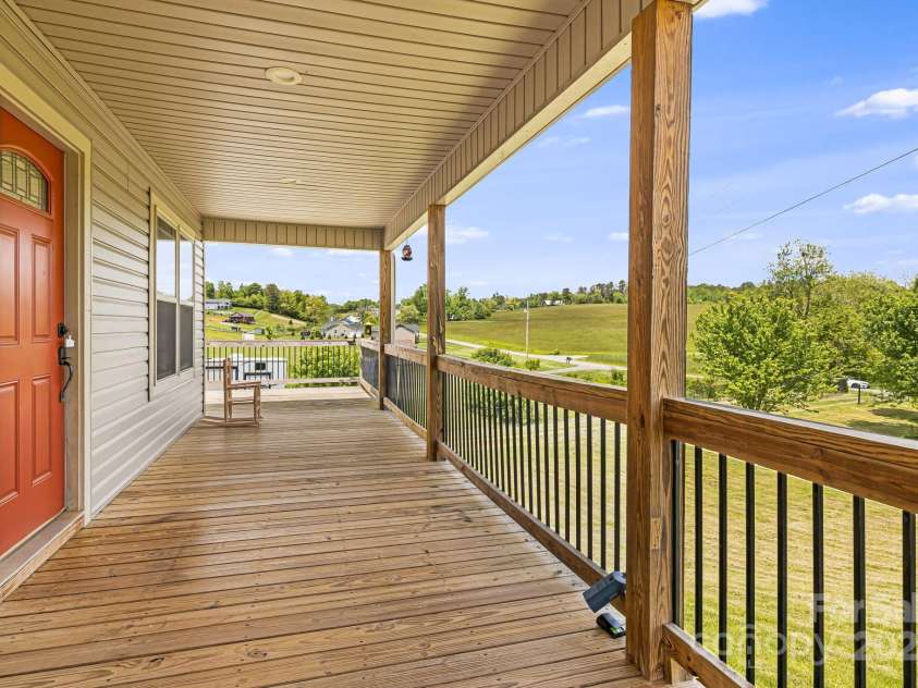 742 Old NC 20 Highway, Alexander, NC 28701.  MLS# CAR4249395, YatesRealty ID 33751. Covered front porch