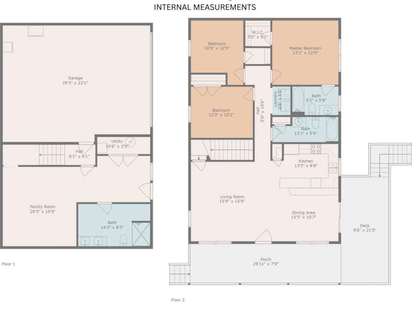 742 Old NC 20 Highway, Alexander, NC 28701.  MLS# CAR4249395, YatesRealty ID 33751. Interior Measurements and Floorplan