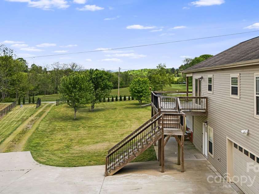 742 Old NC 20 Highway, Alexander, NC 28701.  MLS# CAR4249395, YatesRealty ID 33751. Parking area