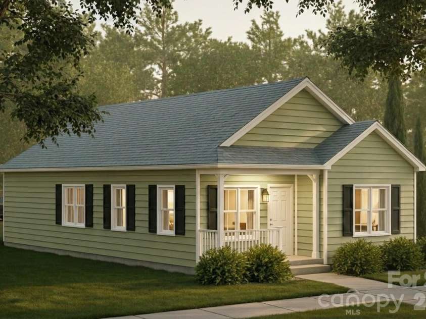 315 Mingus Street, Canton, NC 28716.  MLS# CAR4390337, YatesRealty ID 33759. Exterior Rendering Cypress Green Siding