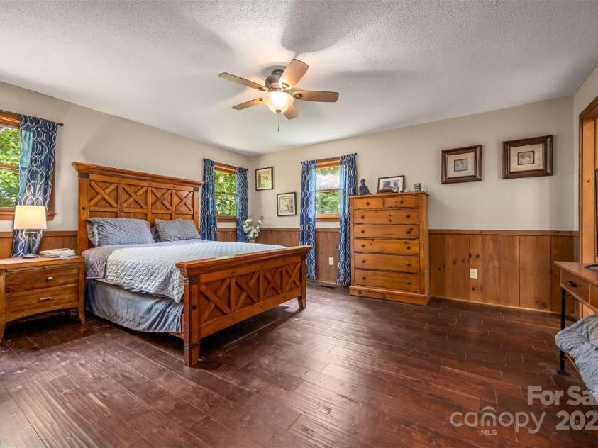 307 Owl Hollow Road, Mill Spring, NC 28756.  MLS# CAR4292515, YatesRealty ID 33761. Primary Bedroom
