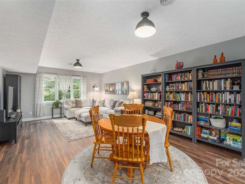 11 Claremont Drive, Flat Rock, NC 28731.  MLS# CAR4289127, YatesRealty ID 33763. Lower Level Den