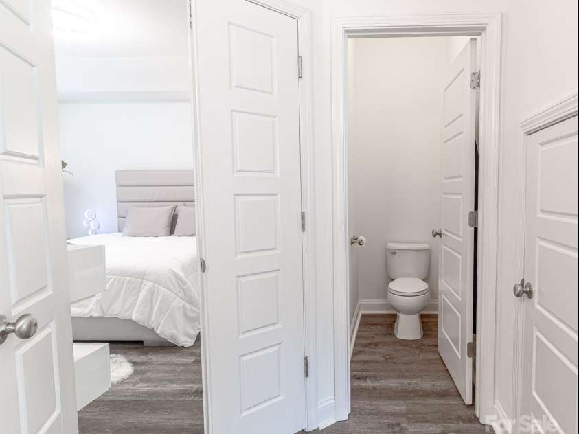 6402 Colonial Garden Drive, Huntersville, NC 28078.  MLS# CAR4291074, YatesRealty ID 33770. Separate water closet. Love the doors in this home!