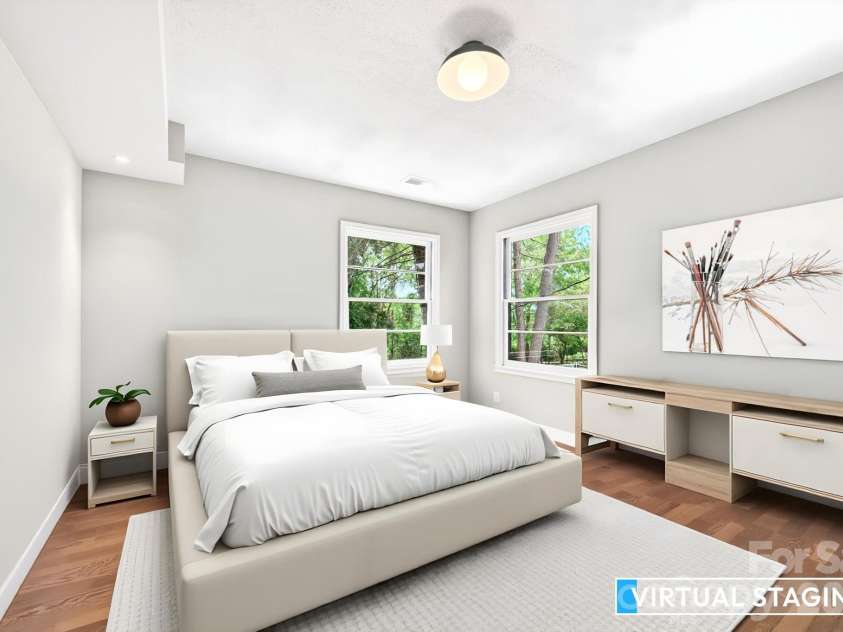 4 Baird Lane, Asheville, NC 28804.  MLS# CAR4380981, YatesRealty ID 33771. Virtually Stage Bedroom