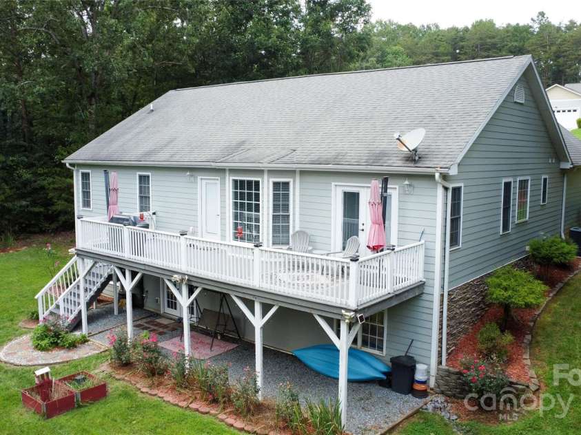 2302 Saratoga Run, Morganton, NC 28655.  MLS# CAR4292402, YatesRealty ID 33773. Rear view