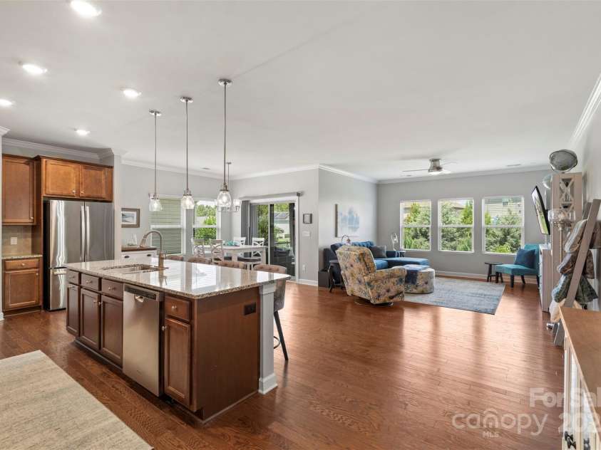 5012 Laurel Glen Court, Monroe, NC 28110.  MLS# CAR4292898, YatesRealty ID 33778. Gorgeous floors and fresh paint, such a beautiful and peaceful space