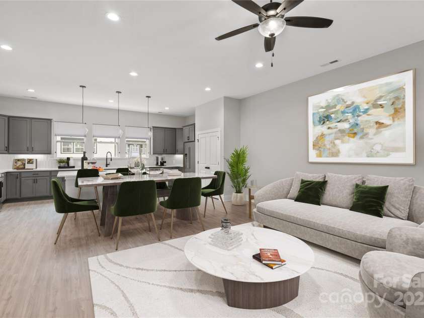 436 Nathaniel Way, Charlotte, NC 28213.  MLS# CAR4183148, YatesRealty ID 3378. Living space - Virtually staged