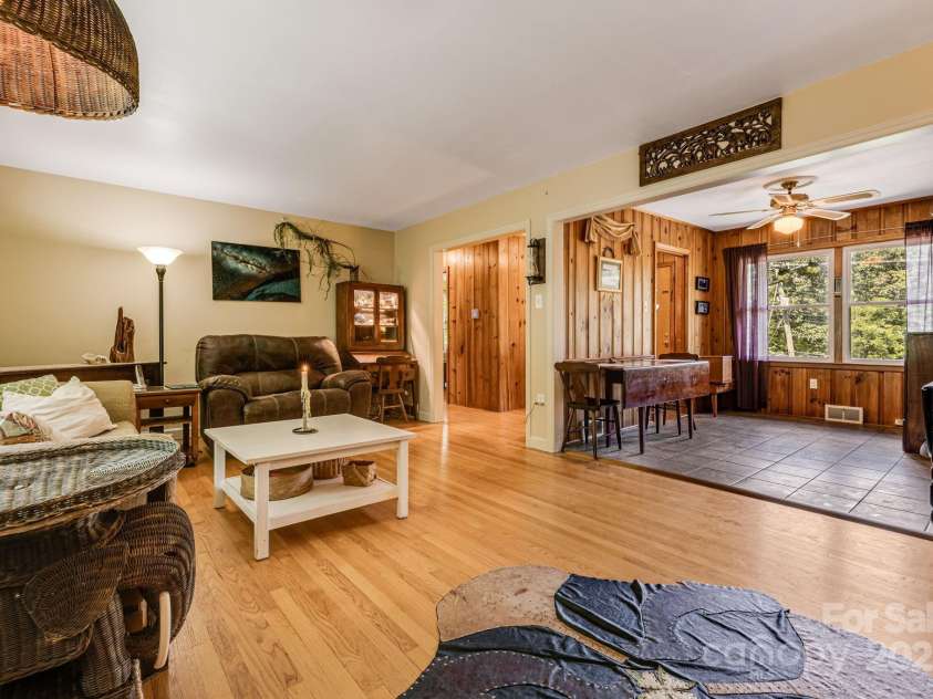1115 Bee Tree Road, Swannanoa, NC 28778.  MLS# CAR4293504, YatesRealty ID 33782. Living Room