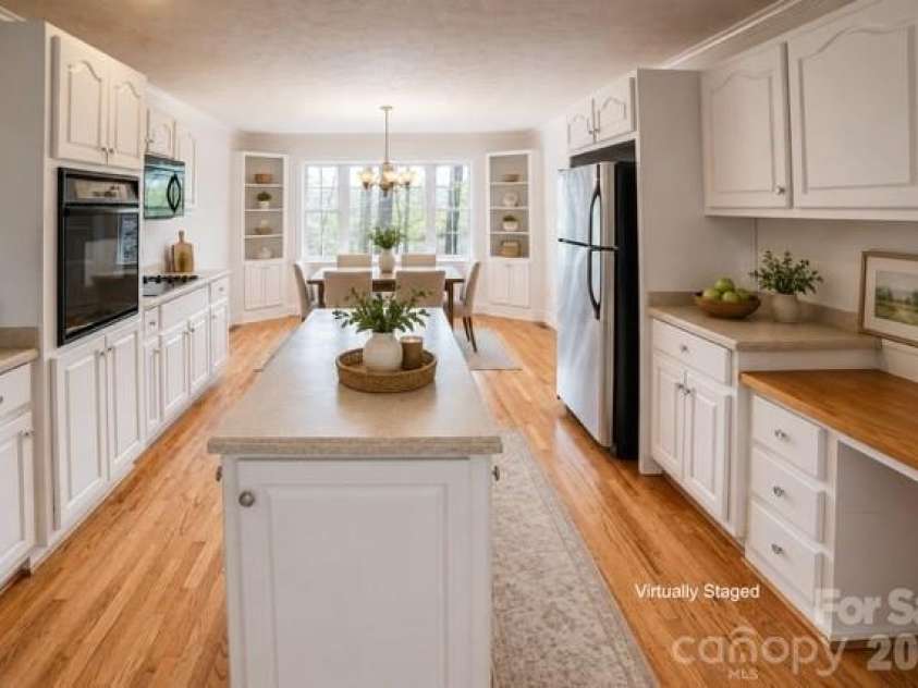 1421 Windsor Street, Lenoir, NC 28645.  MLS# CAR4372001, YatesRealty ID 33788. Kitchen virtually staged