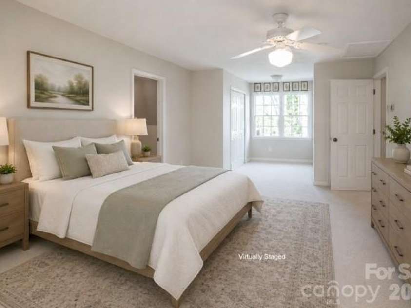 1421 Windsor Street, Lenoir, NC 28645.  MLS# CAR4372001, YatesRealty ID 33788. Upper bedroom virtually staged