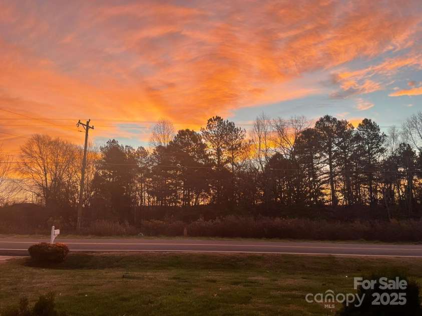 2450 Poors Ford Road, Rutherfordton, NC 28139.  MLS# CAR4284856, YatesRealty ID 33788. View from the front window in the morning sun rise
