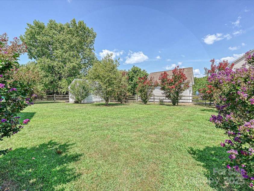 1358 Rolling Hills Court, Concord, NC 28025.  MLS# CAR4279374, YatesRealty ID 33792. Fenced Back Yard