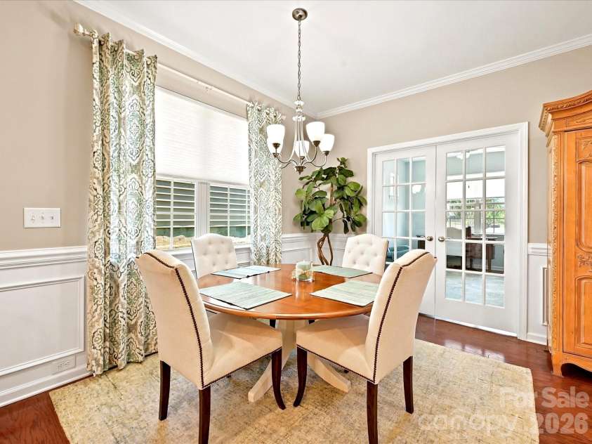 1726 Tailed Hawk Way, Fort Mill, SC 29715.  MLS# CAR4394570, YatesRealty ID 33796. Dining area with lovely windows