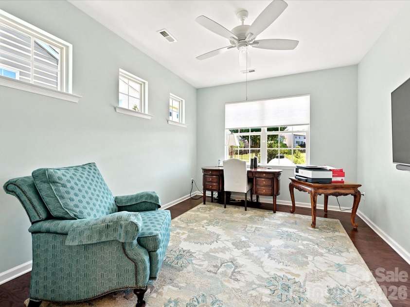 1726 Tailed Hawk Way, Fort Mill, SC 29715.  MLS# CAR4394570, YatesRealty ID 33796. Office/study with French doors