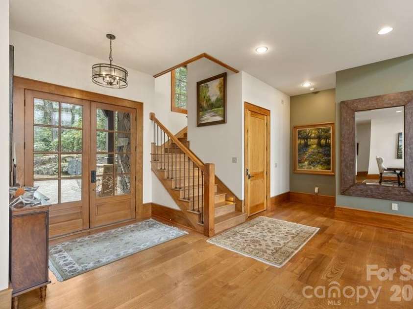 70 Norton Court, Highlands, NC 28741.  MLS# CAR4387101, YatesRealty ID 33806. Foyer (& Elevator)