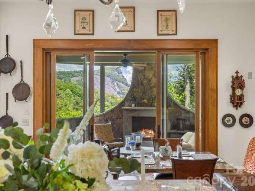 70 Norton Court, Highlands, NC 28741.  MLS# CAR4387101, YatesRealty ID 33806. View from Kitchen