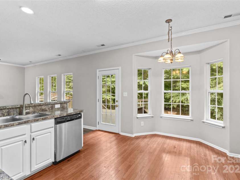 145 Summerbrook Lane, Mooresville, NC 28117.  MLS# CAR4280229, YatesRealty ID 33808. Another view of Kitchen and casual dining