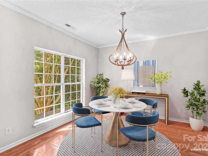145 Summerbrook Lane, Mooresville, NC 28117.  MLS# CAR4280229, YatesRealty ID 33808. Dining Room, virtually staged