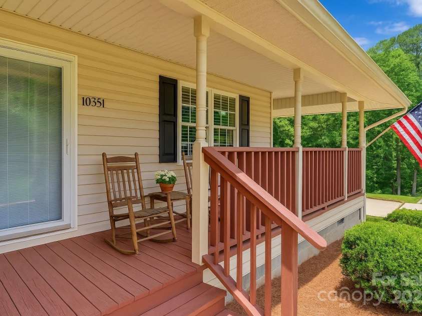 10351 Fink Road, Mount Pleasant, NC 28124.  MLS# CAR4280844, YatesRealty ID 33810. Front Porch 