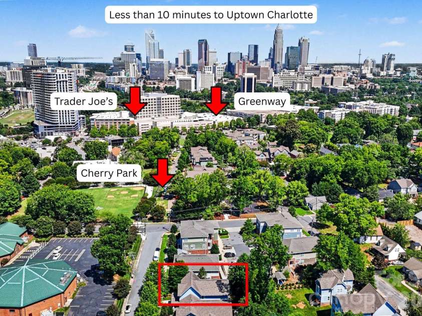1615 Main Street, Charlotte, NC 28204.  MLS# CAR4386358, YatesRealty ID 33811. 
