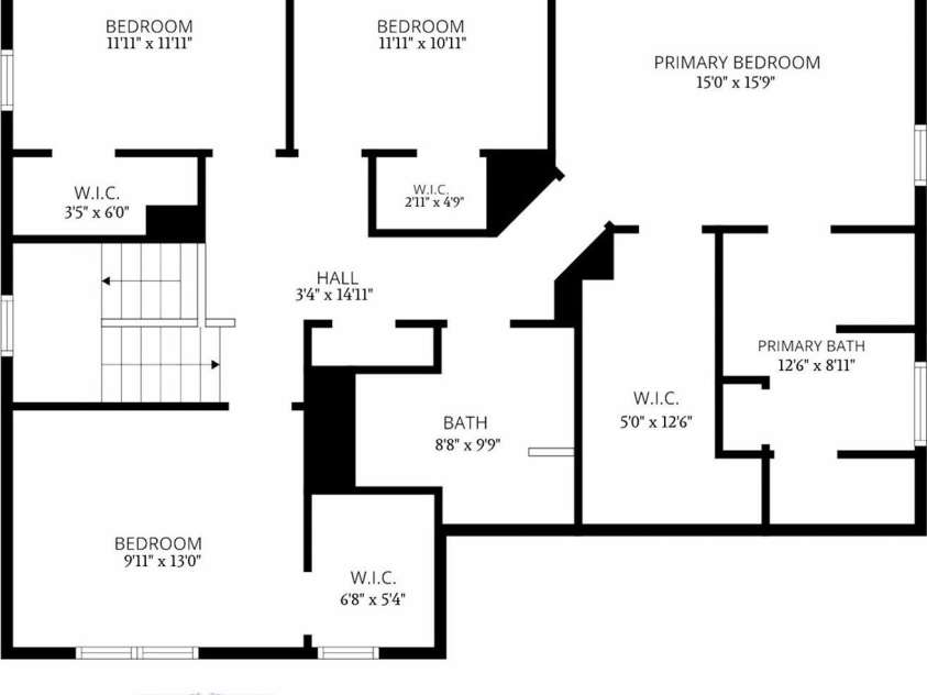 139 Wade Eaton Drive, Mocksville, NC 27028.  MLS# CAR4396137, YatesRealty ID 33812. Upper level floor plan