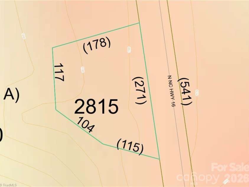 6689 NC Hwy 16 None, Millers Creek, NC 28651.  MLS# CAR4397036, YatesRealty ID 33814. 