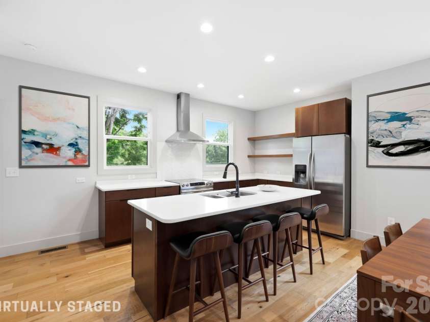31 Lilac Street, Asheville, NC 28806.  MLS# CAR4389371, YatesRealty ID 33816. Kitchen (staged)