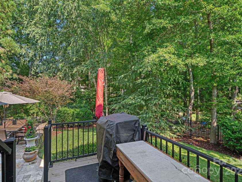 17018 Laurelmont Court, Fort Mill, SC 29707.  MLS# CAR4278414, YatesRealty ID 33822. Deck for grilling