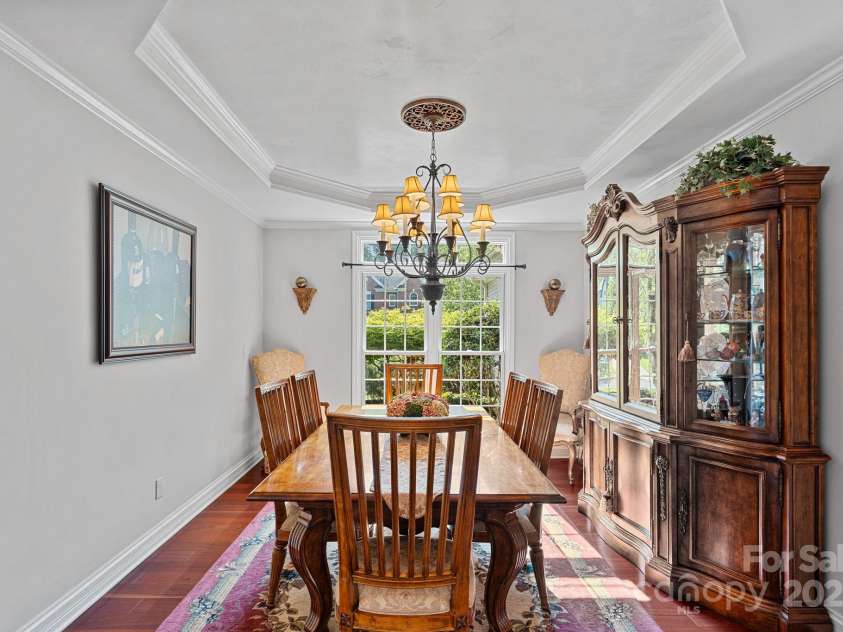 17018 Laurelmont Court, Fort Mill, SC 29707.  MLS# CAR4278414, YatesRealty ID 33822. Formal dining room