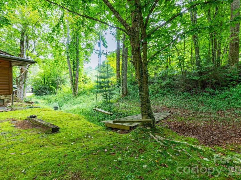 107 Cabin Fever Trail, Maggie Valley, NC 28751.  MLS# CAR4288888, YatesRealty ID 33824. Yard