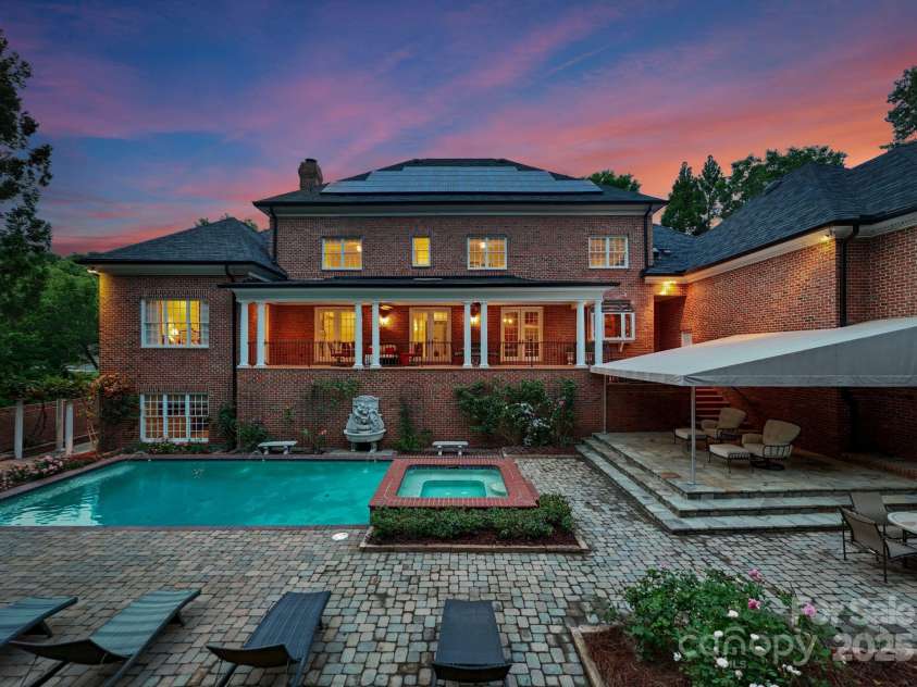 3314 Leamington Lane, Charlotte, NC 28226.  MLS# CAR4252556, YatesRealty ID 33832. Backyard exterior