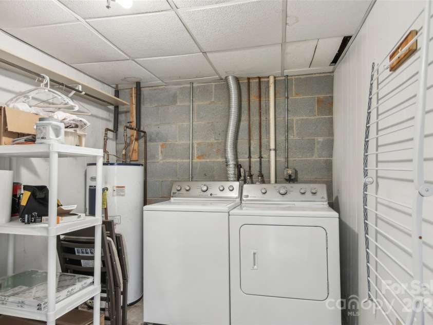 224 Beverly Road, Asheville, NC 28805.  MLS# CAR4278011, YatesRealty ID 33837. Laundry Room with NEW Hot Water Heater