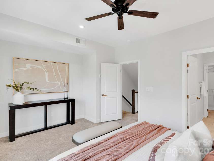 3725 Tryon Street, Charlotte, NC 28217.  MLS# CAR4277719, YatesRealty ID 33838. Main bedroom