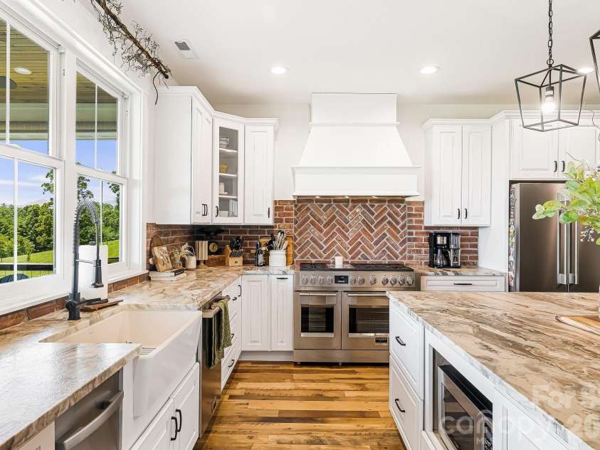615 Don Felmet Road, Marshall, NC 28753.  MLS# CAR4391093, YatesRealty ID 33852. Chef's Kitchen with spacious counters