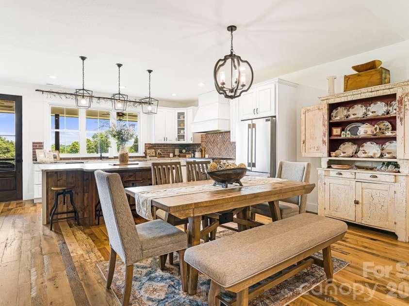 615 Don Felmet Road, Marshall, NC 28753.  MLS# CAR4391093, YatesRealty ID 33852. Dining and kitchen