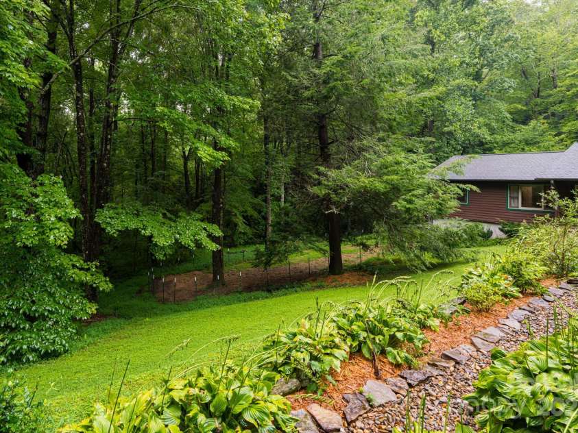 19 Forge Drive, Mills River, NC 28759.  MLS# CAR4289145, YatesRealty ID 33856. Laid-Stone Walking Path