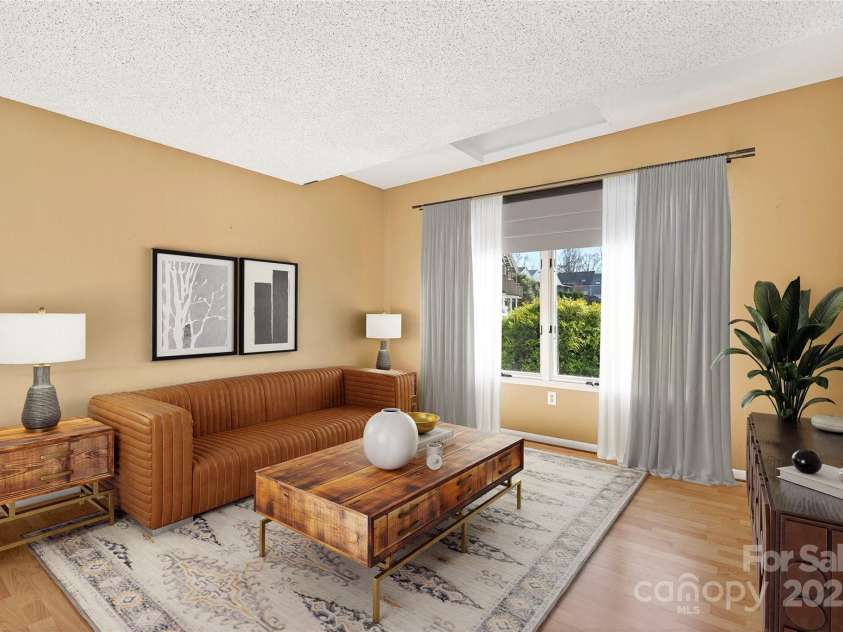 3B Lynx Drive, Black Mountain, NC 28711.  MLS# CAR4292052, YatesRealty ID 33858. Virtually Staged Living Room